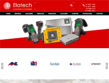 Tablet Screenshot of elatech.com.br