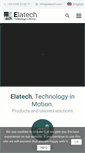 Mobile Screenshot of elatech.com